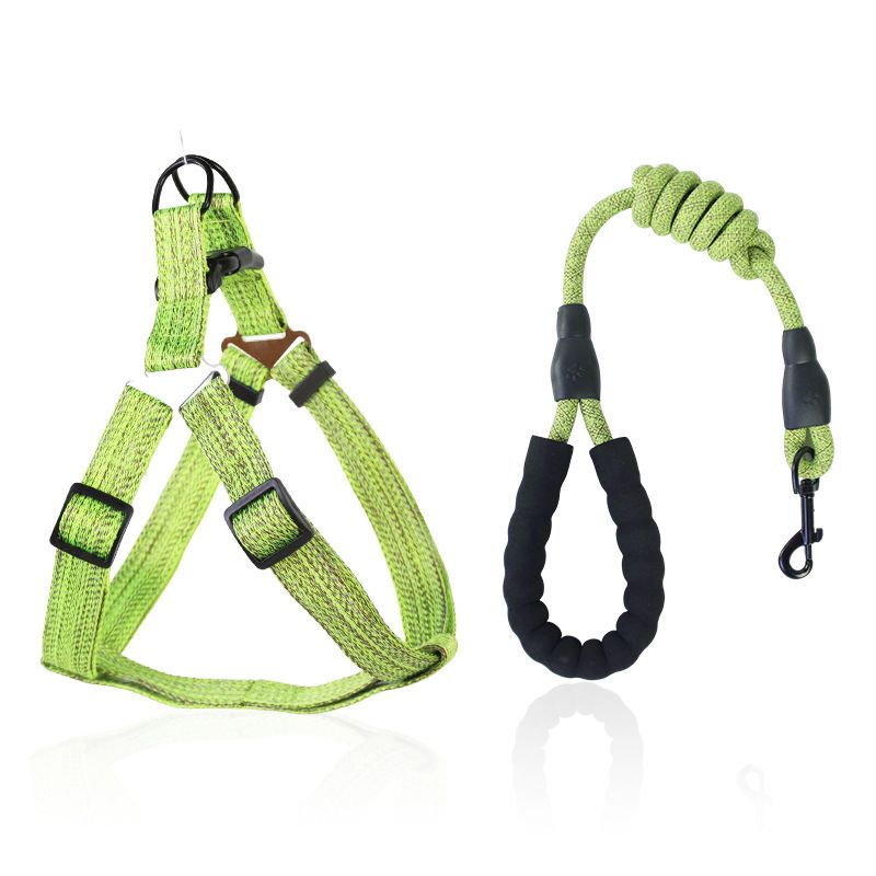 Medium And Large Dogs, Anti-Pull Chest Harness Set, Adjustable Dog Leash For Walking Outside_voghion.com