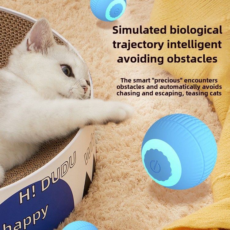 Interactieve automatische kattenplaagspeelgoedbal_voghion.com