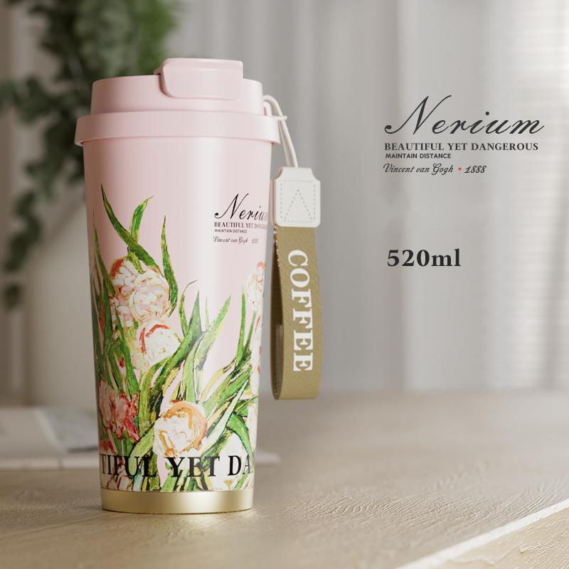 Portable Ceramic Heat Preservation And Ice Coffee Water Cup For Couples_voghion.com