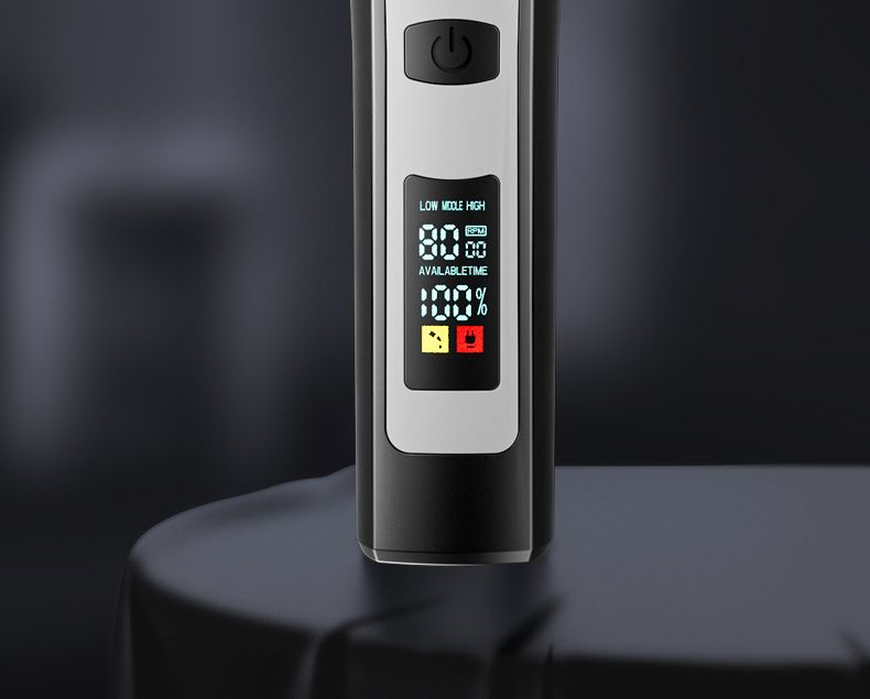 Tagliacapelli professionale senza fili 907 - Lama in lega di titanio, impostazioni regolabili, silenzioso e impermeabile per uomini, donne e animali domestici_voghion.com