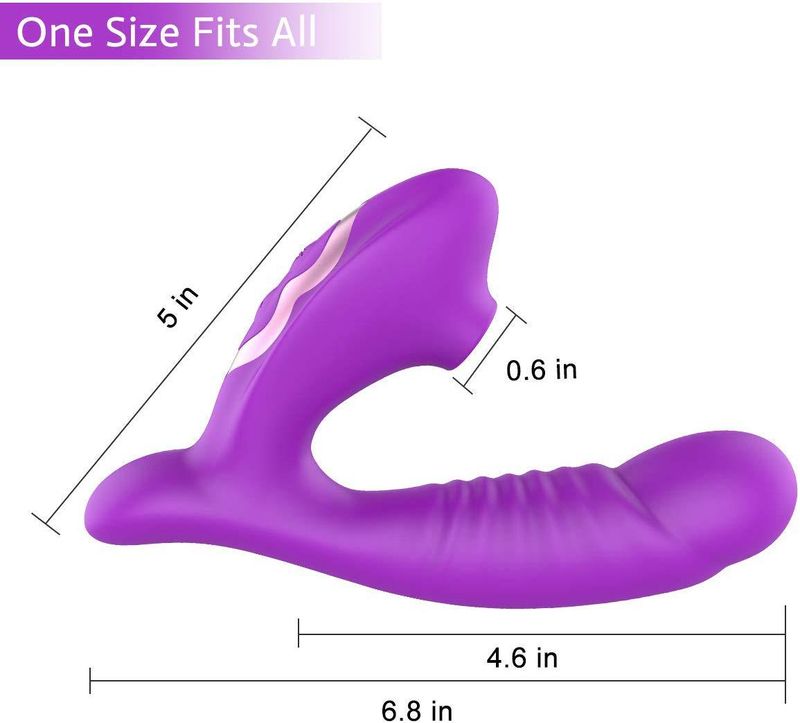 Vibratore per donna con succhia-clitoride, massaggiatore e masturbatore a 10 velocità, stile leopardo, con ricarica USB_voghion.com