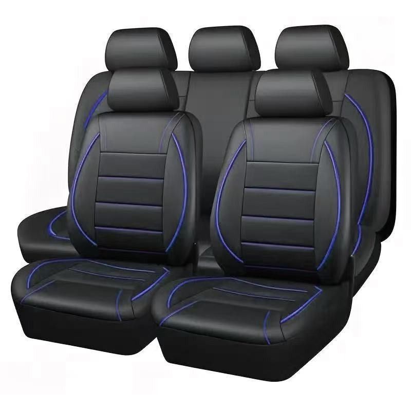 Universal Vehicle Cushion Protectors Car Seat And 5pcs Headrest Covers All-Season_voghion.com