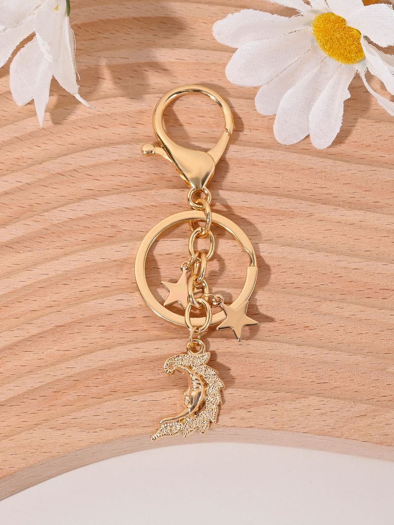 Sun Star Moon High-end Bag Car Pendant New Keychain_voghion.com