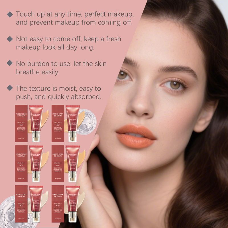 Skin Concealer BB Cream Series Gentle Moisturizing Natural Lightweight Facial Hydrating Brightening Soft Base Makeup_voghion.com