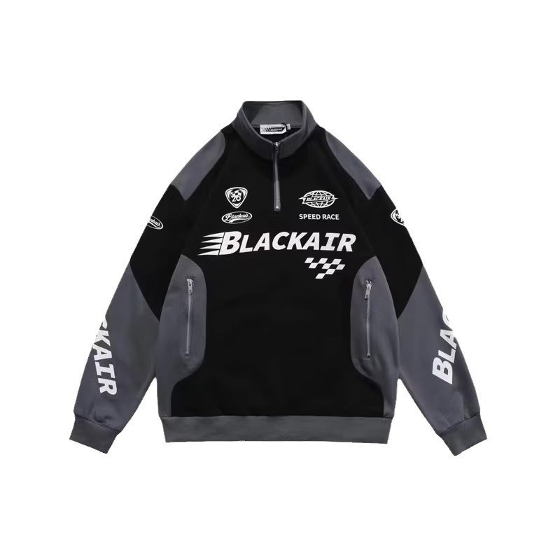 Man's Clothing Male Daily Long-sleeved Fashion Square Collar Youth Popular Printed Jacket Ins Trend_voghion.com