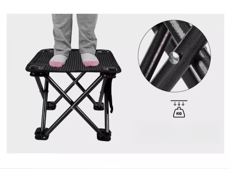 KingCamp Folding Outdoor Fishing Chair Travel Subway Queue Portable Stool Home Bench_voghion.com