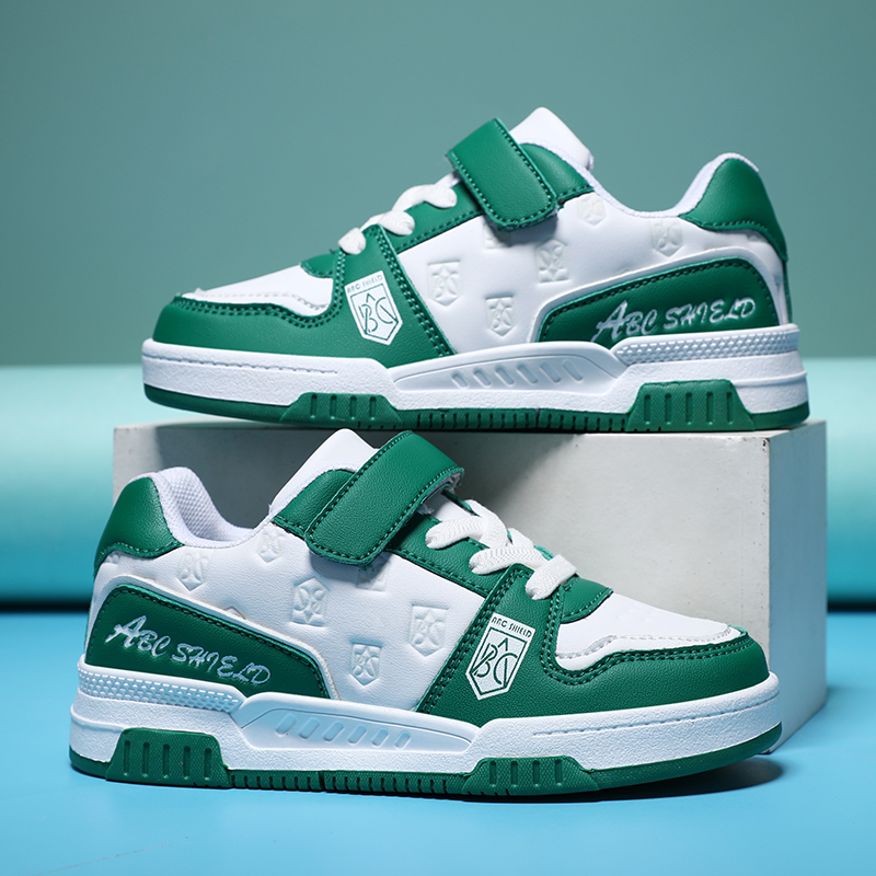 Nuevos zapatos de tabla luminosos para niños con velcro, zapatos casuales de moda_voghion.com