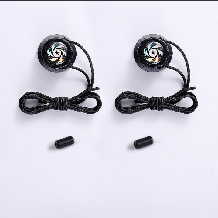 Accessori per scarpe pigro senza cravatta senza cravatta scarpe sportive da corsa nere e bianche lacci spessi corda manopola fibbia per scarpe fissatore_voghion.com