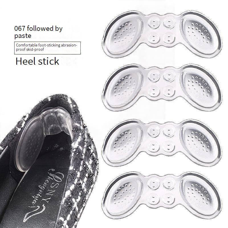 Fersenpolster zur Vermeidung von Fersenverlust, Anti-Verschleiß-High-Heel-Polster, Halbgrößenpolster für Damen, Anti-Rutsch-Verdickung, Einheitsgrößen-Schuhgrößenänderung_voghion.com