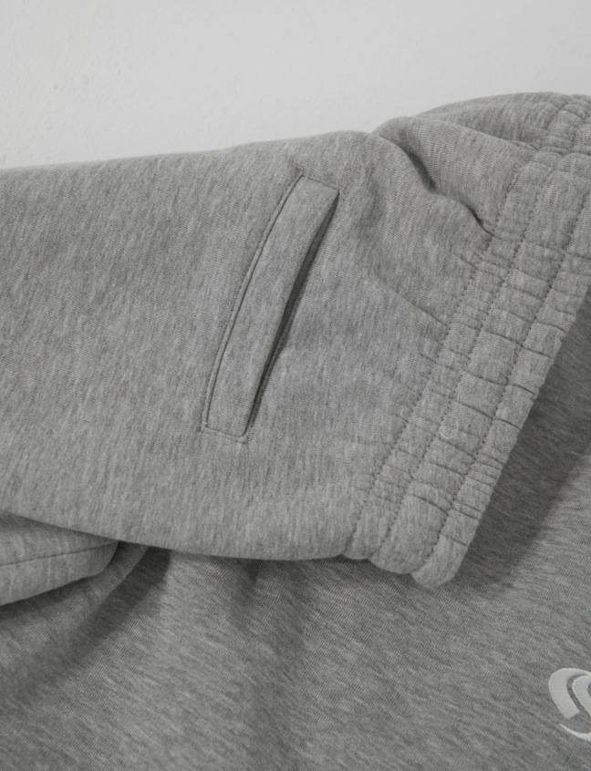 Herrenhose mit hoher Taille und geradem Bein – 95 % Baumwollmischung, Streetwear-Freizeithose (Grau/Schwarz, S-XXL)_voghion.com