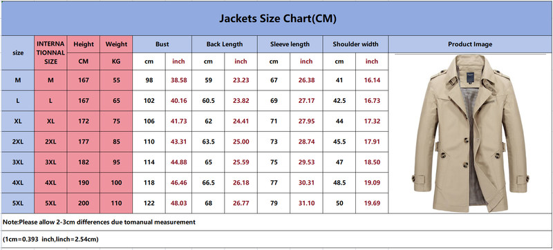 Men's Lightweight Cotton Jacket - Stylish Casual Windbreaker With Wrinkle-Resistant Design For All Seasons (Black, Khaki, Navy, Army Green)"_voghion.com