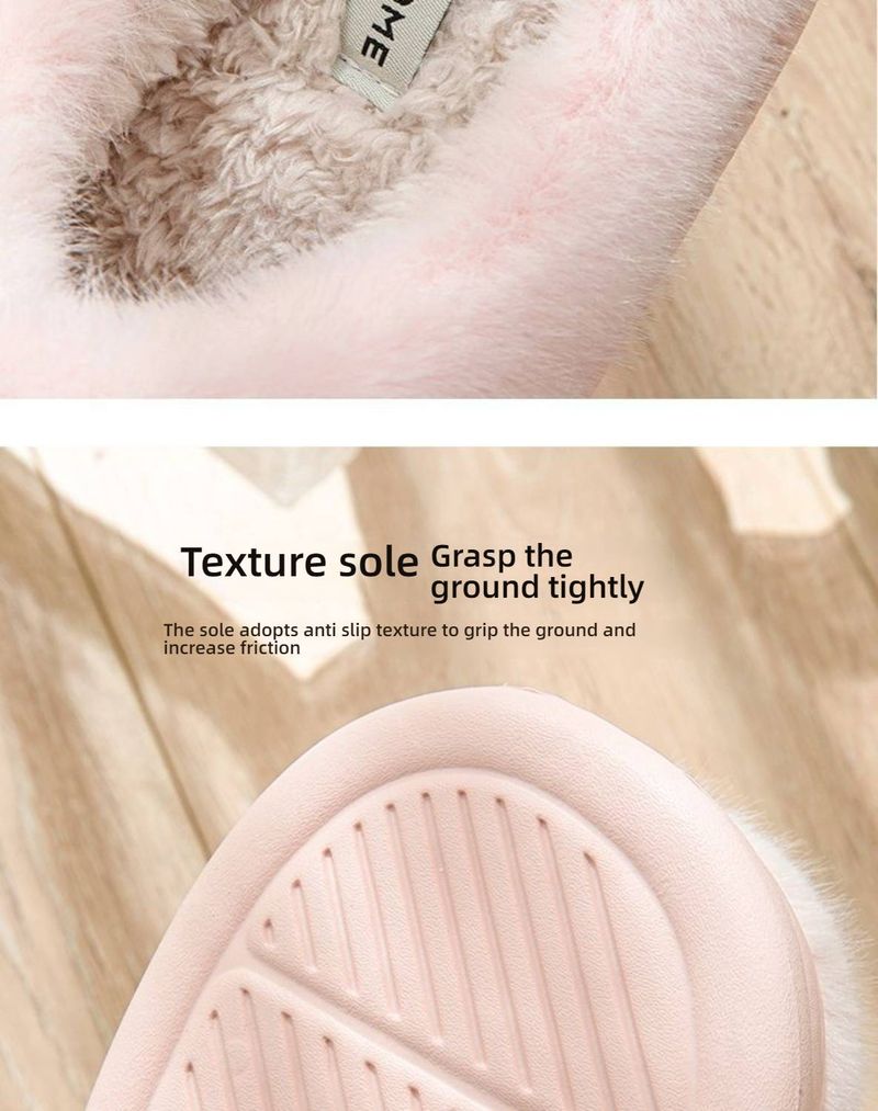 Soft Fleece-Lined House Slippers For Women & Men – Cozy Indoor Winter Shoes With Non-Slip Latex Sole (Unisex, Machine Washable)_voghion.com