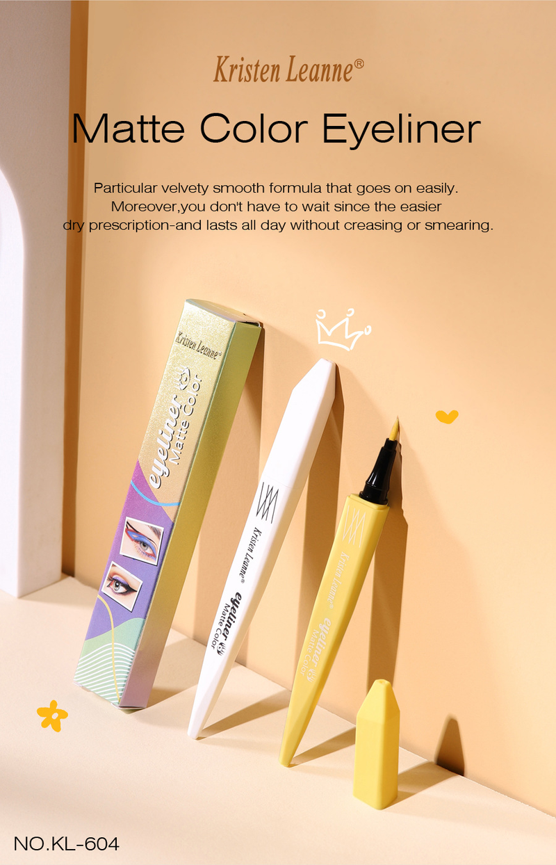 Eyeliner mat imperméable professionnel 8 couleurs, cosmétiques de beauté professionnels longue durée pour fête et Performance_voghion.com
