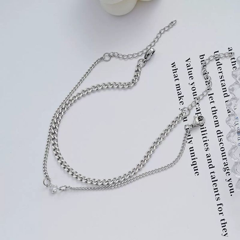 Heißer Verkauf Ins Nischendesign High-End-Paar-Herzarmband 2-teiliges Set_voghion.com