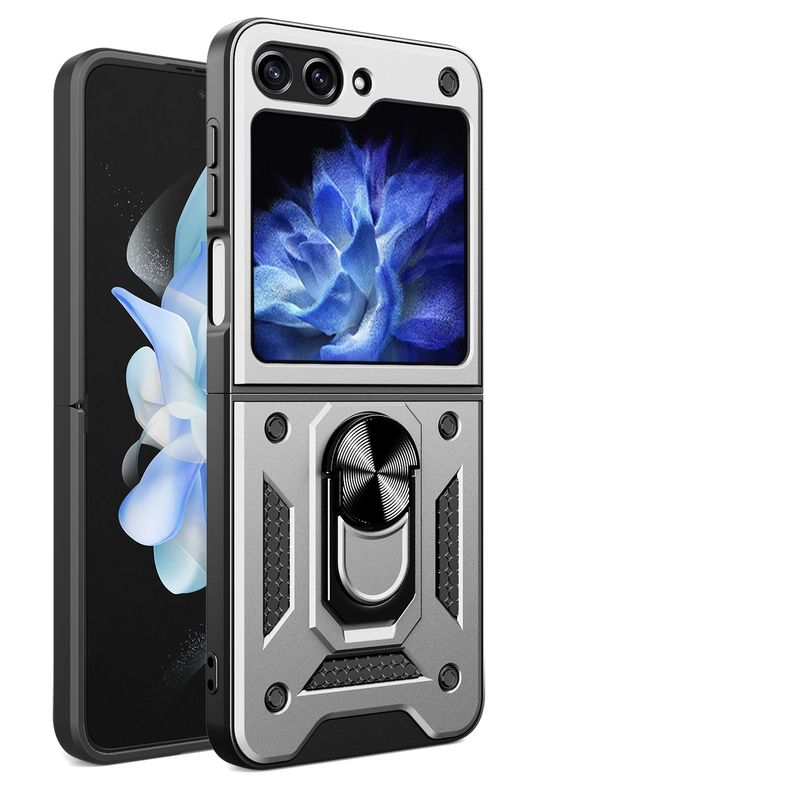 Phone Case & Covers Suitable For Samsung Galaxy Z Flip 7 Sliding Window Car Hidden Bracket Mobile Phone Case Anti Fall Protective Cover_voghion.com