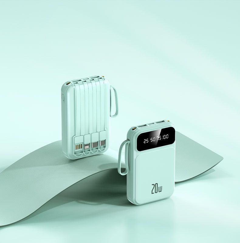 Mini banco de energía portátil de gran capacidad de 20 000 mAh con certificación 3C_voghion.com