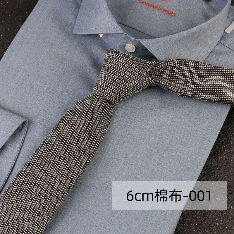 Cravatta britannica annodata a mano, stile college retrò, casual giapponese, colore scuro, in cotone, a quadri piccoli, fornitura diretta dalla fabbrica_voghion.com