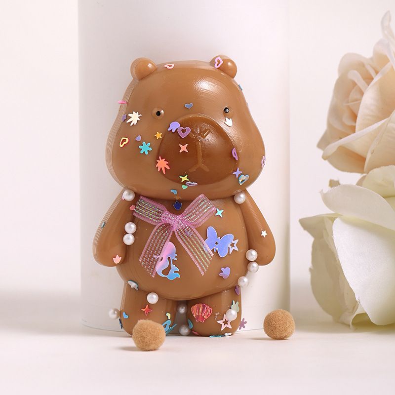 Schaum Squishies Bär Squeeze Musik Schlamm Dekompression Langsam Rebound Spielzeug Nette Dekompression Flüssigkeit Squeeze Vent_voghion.com