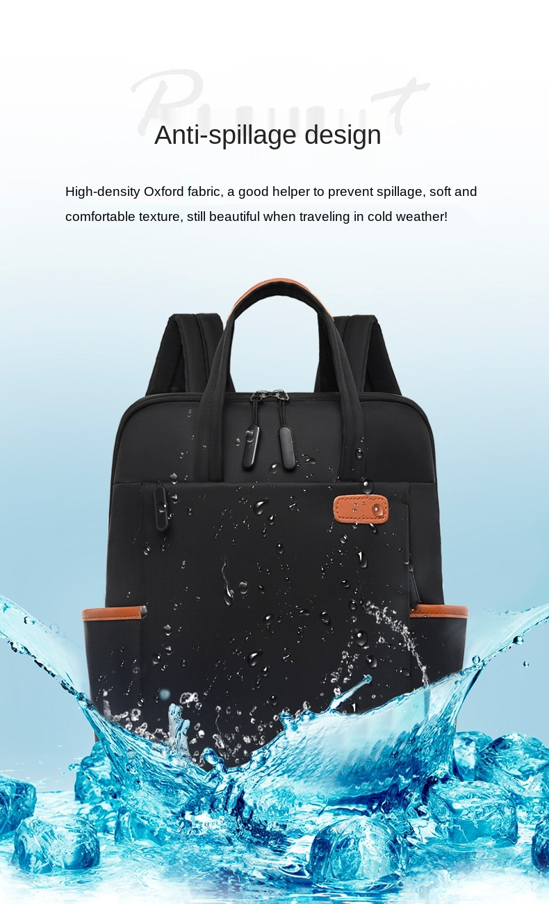 NOVA À Prova D 'Água Mulheres Mochila Moda Oxford Estudante Mochilas Escolares 14 Polegada Bolsa Para Laptop Mochila de Viagem Casual_voghion.com