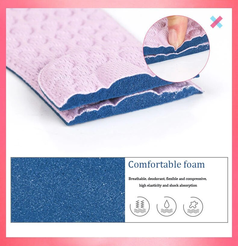 Wkładka podwyższająca EVA Memory Foam Oddychający masaż Komfort dla kobiet Buty Wkładki Wkładka do pielęgnacji stóp Akcesoria_voghion.com