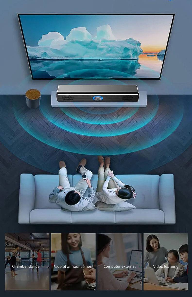 Počítačový audio stolní domácí malý reproduktor duální reproduktory velký objem notebook stolní počítač dlouhý pás Bluetooth těžký subwoofer_voghion.com