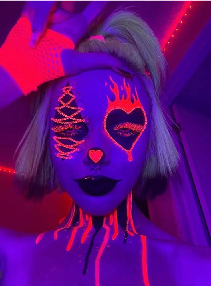 6-color Halloween Color Fluorescent Eyeliner Luminous Liquid Pen Lasting_voghion.com