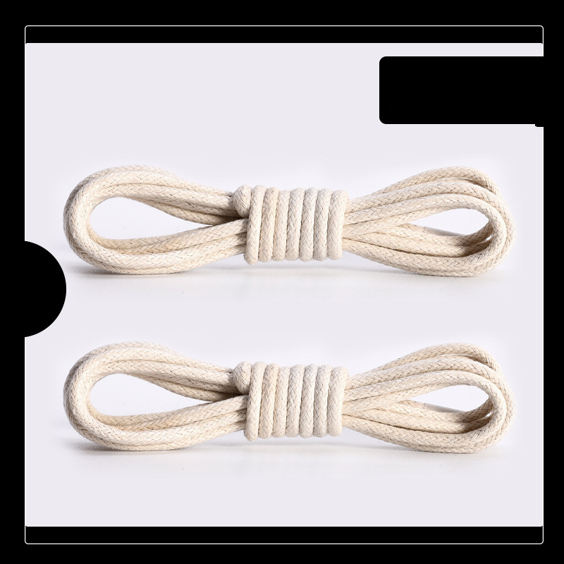 Accessori per scarpe Stivali Martin lacci per scarpe scarpe in pelle stivali marrone bianco nero corda cerata lacci per scarpe rotondi cerati corda un paio_voghion.com