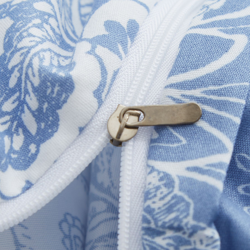 Soft Fiber floral Print Duvet Cover Dräi - Stéck Set - Aktiv Dréckerei - Multiple Gréissten_voghion.com