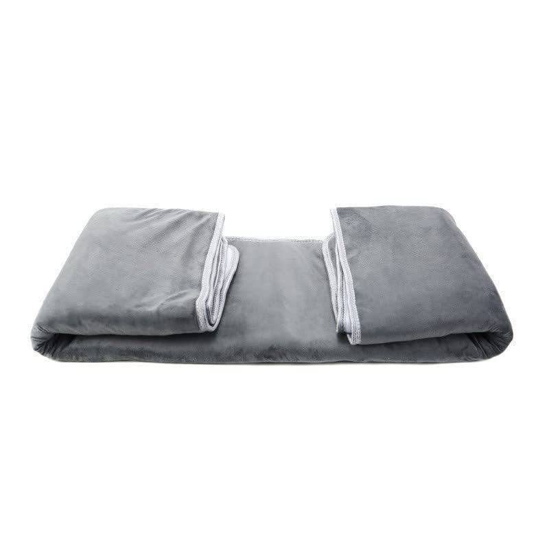 Electric Blanket – Single Control, 3 Heat Settings, 110V/220V (Grey, 150x65cm/150x115cm/180x150cm/180x200cm), Wool Blend Fabric_voghion.com