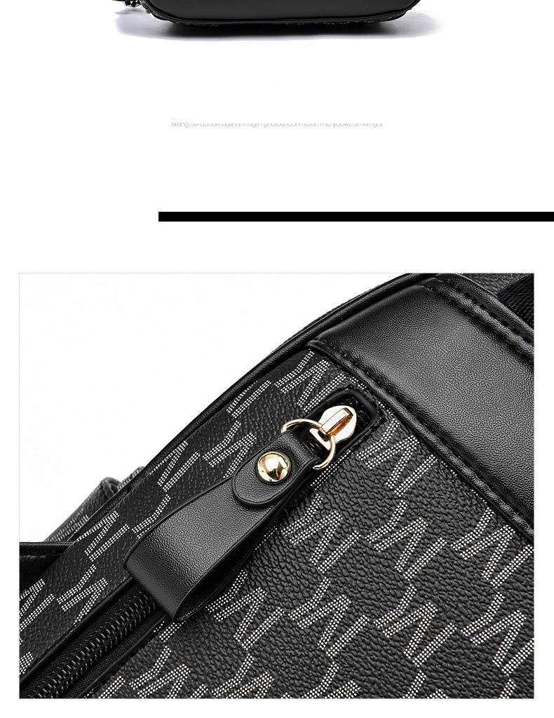 Mochila de viaje para mujer, de gran capacidad, de piel sintética suave, con compartimento con cremallera para salidas informales._voghion.com