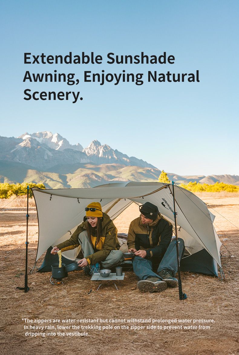 Tenda Mongar UL 2 per 2 persone, tenda da campeggio ultraleggera 20D, tenda da viaggio impermeabile, tenda da campeggio per escursionismo e sopravvivenza all'aperto_voghion.com