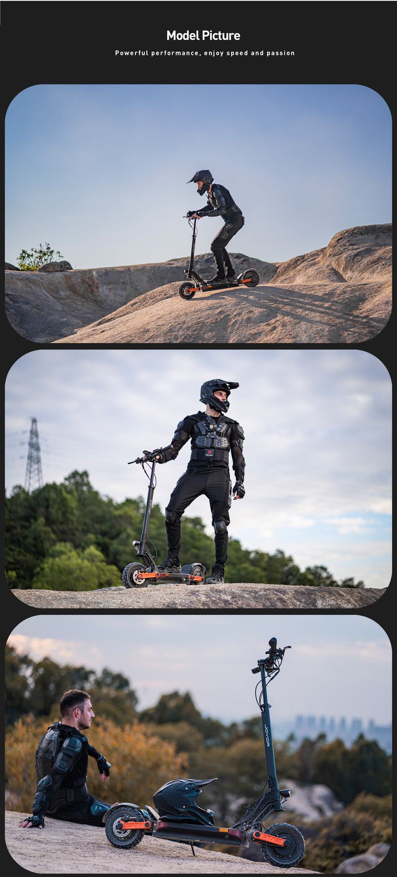 Patinete elétrico JOYOR S8-S-Z com pisca-alerta, motor duplo de 600 W, bateria de 48 V 26 Ah, pneu de 10 polegadas, velocidade máxima de 55 km/h, freio hidráulico, ideal para uso off-road._voghion.com