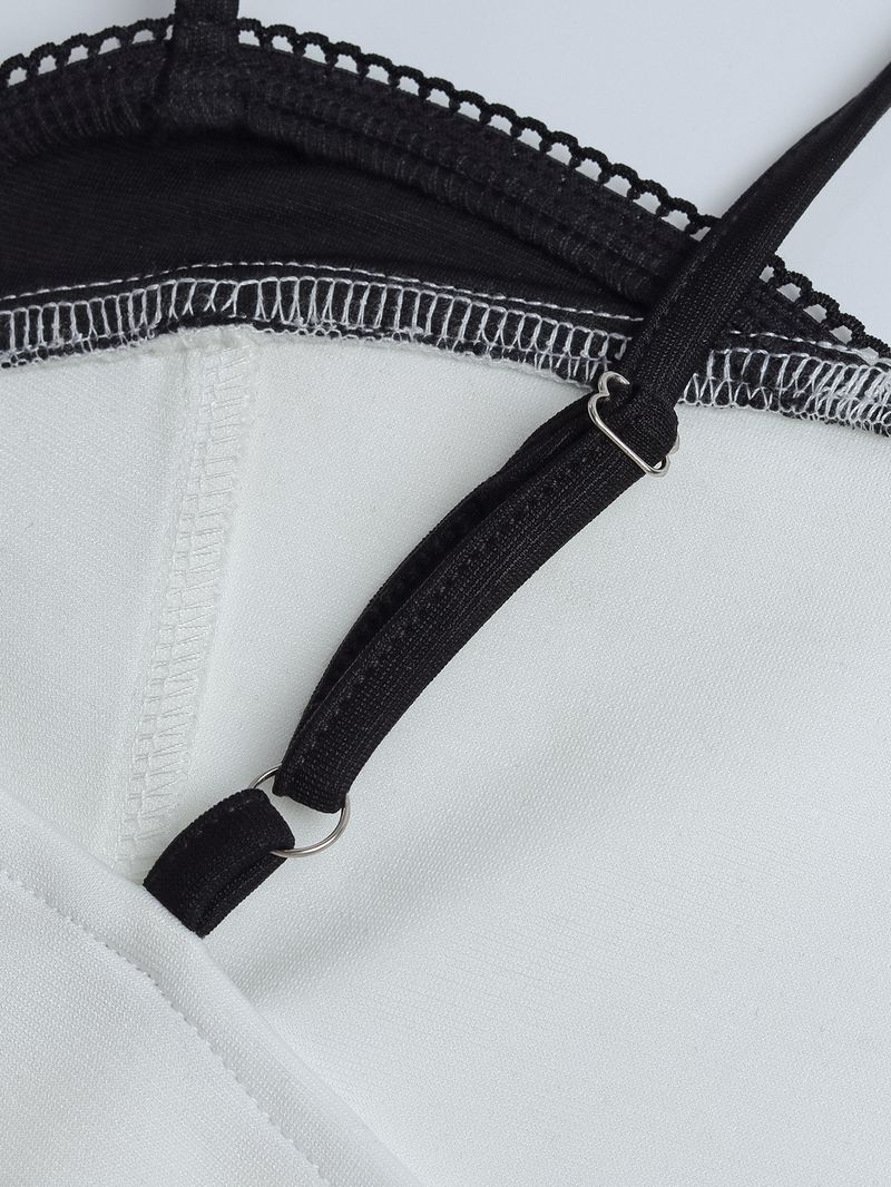 Women's Clothing Floral Pleated Backless Lace Up Suspender Long Skirt Hip Wrapped Fishtail Skirt European Size Is Larger_voghion.com