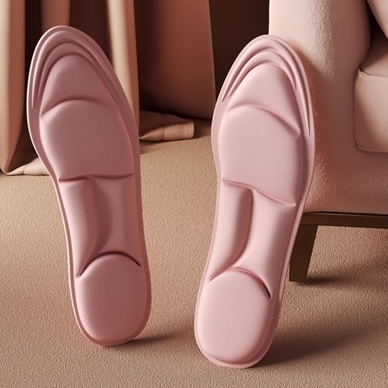 Zapato de espuma viscoelástica 5D para hombre y mujer, almohadillas ortopédicas para el cuidado de los pies, plantillas deportivas transpirables para correr_voghion.com