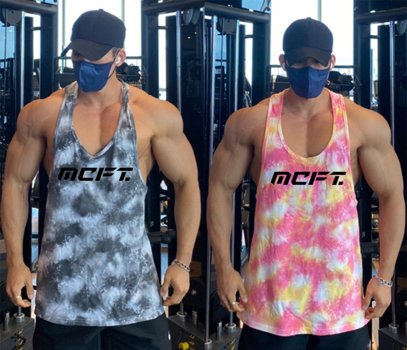 Camouflage Tank Top Men's Muscle Showing Fitness Bottom Sleeveless Top Slim Fit Training Running Basketball Quick Dried_voghion.com