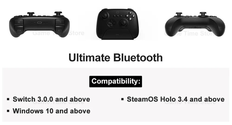 8BitDo - Ultimate Wireless Bluetooth Controller Gamepad with Charging Dock for Nintendo Switch, PC, Windows 10, 11,_voghion.com