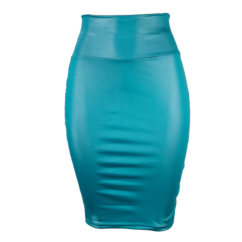 Gonna da donna gonna in similpelle gonna alla moda gonna sexy elastica a vita alta taglie forti_voghion.com