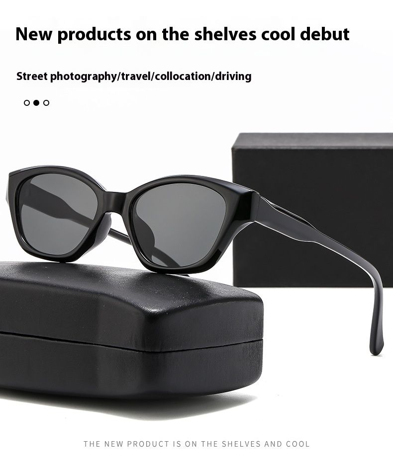 Nouvelles lunettes de soleil œil de chat rouges pour femmes avec un design haut de gamme et concave, adaptées aux filles épicées pour prendre des photos avec des lunettes de soleil résistantes aux UV_voghion.com