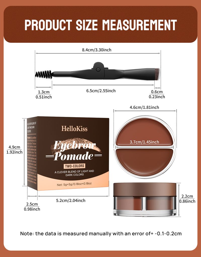 Naturaalne ja sile, mittelaiguline läbipaistev kulmugeel, sile ja kolmemõõtmeline higikindel, mittelaiguline kahevärviline kulmukareem_voghion.com