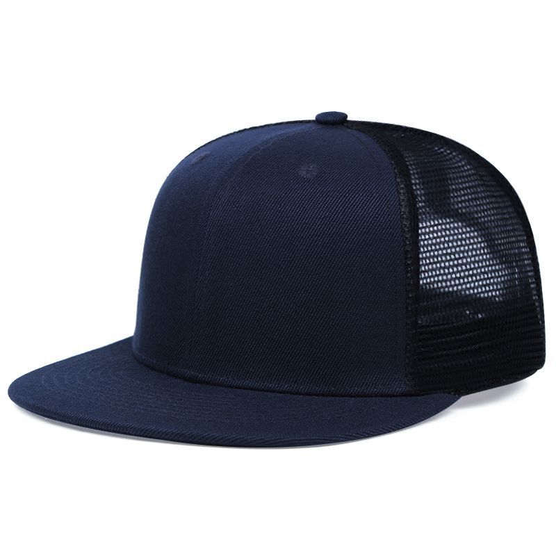 Baseballkappe für Herren, einfarbig, atmungsaktiv, Netzstoff, Snapback_voghion.com