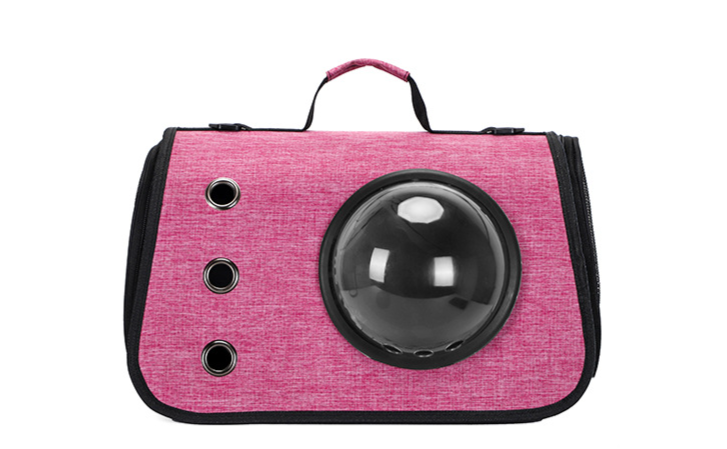 Cat bag new folding portable space capsule pet bag Oxford cloth go out portable breathable and comfortable Cat backpack_voghion.com