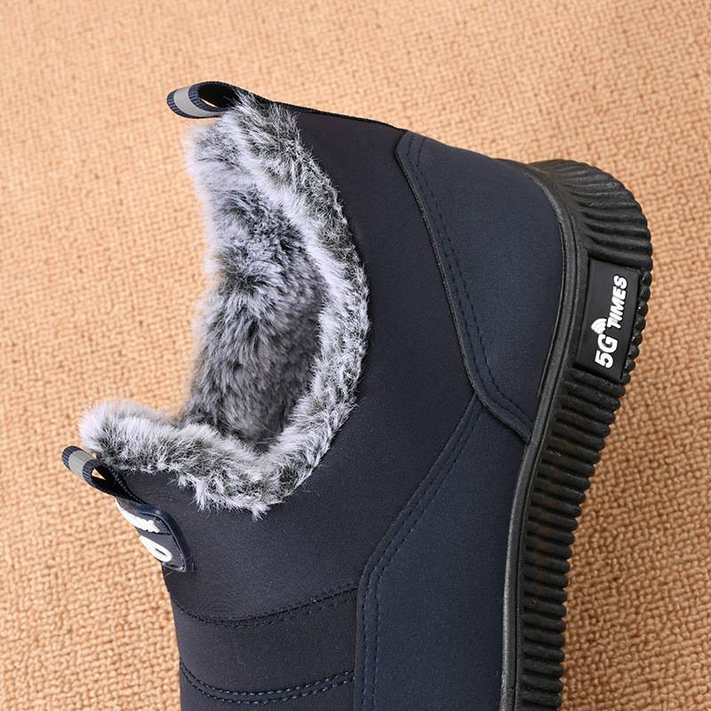 Winter new Beijing cotton shoes men plus fleece thickened middle-aged and elderly father cotton shoes snow boots_voghion.com