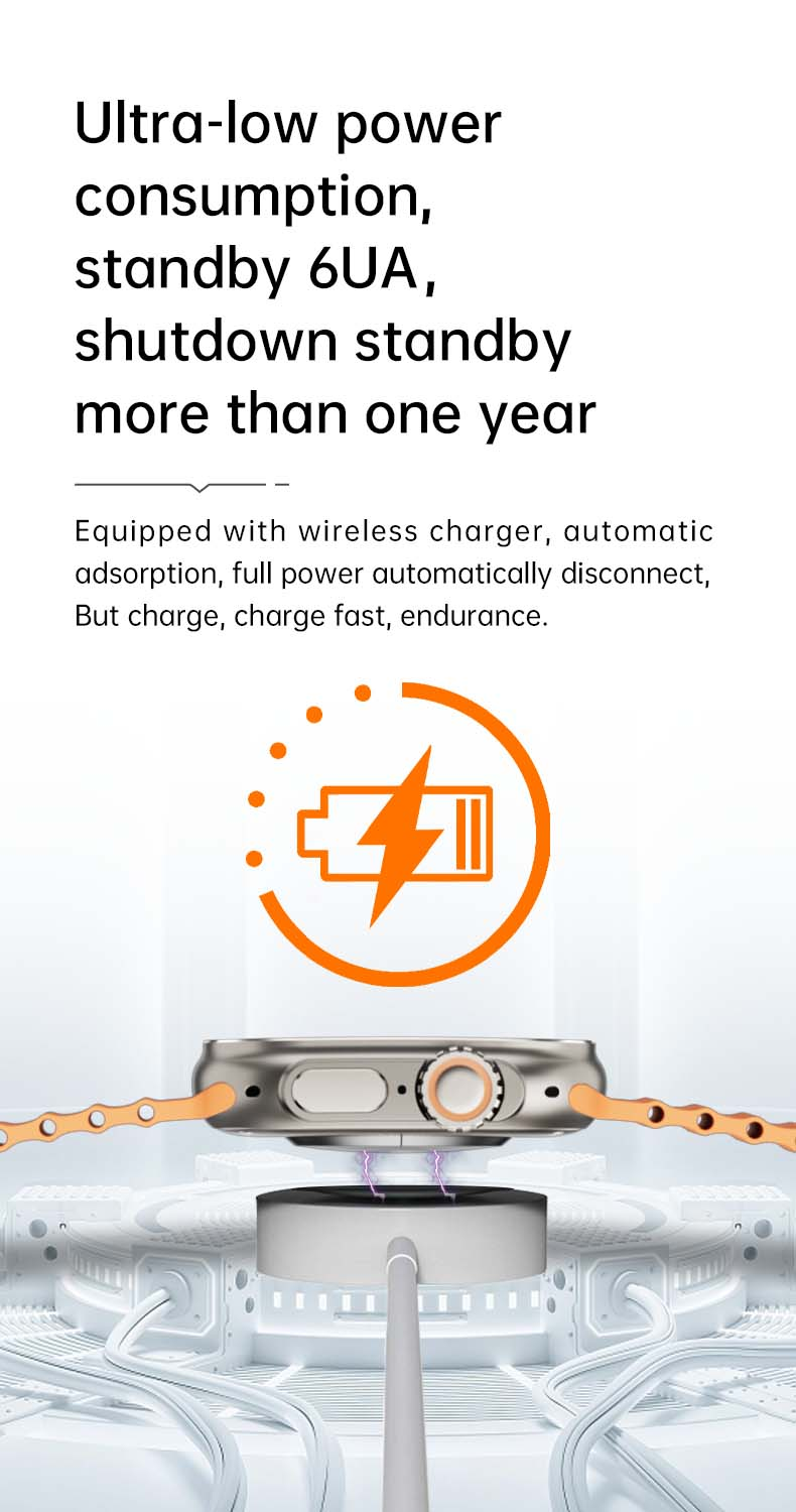ULTRA2 smartwatch, capable of answering/making phone calls, comes with 2 watch straps included_voghion.com