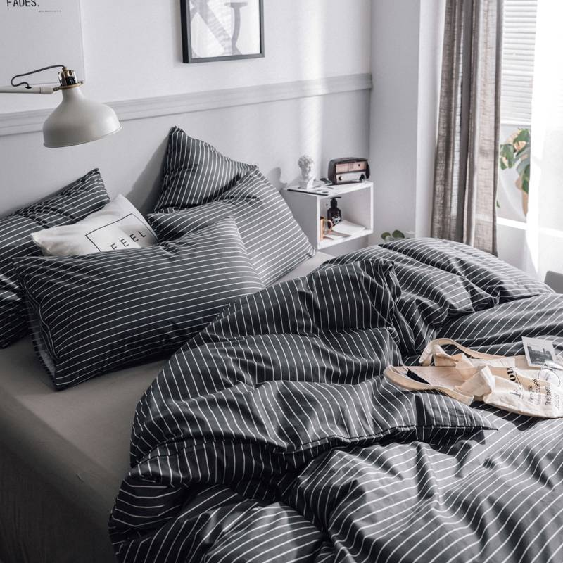 Set da tre pezzi Copripiumino bohémien Set da tre pezzi Biancheria da letto stampata_voghion.com