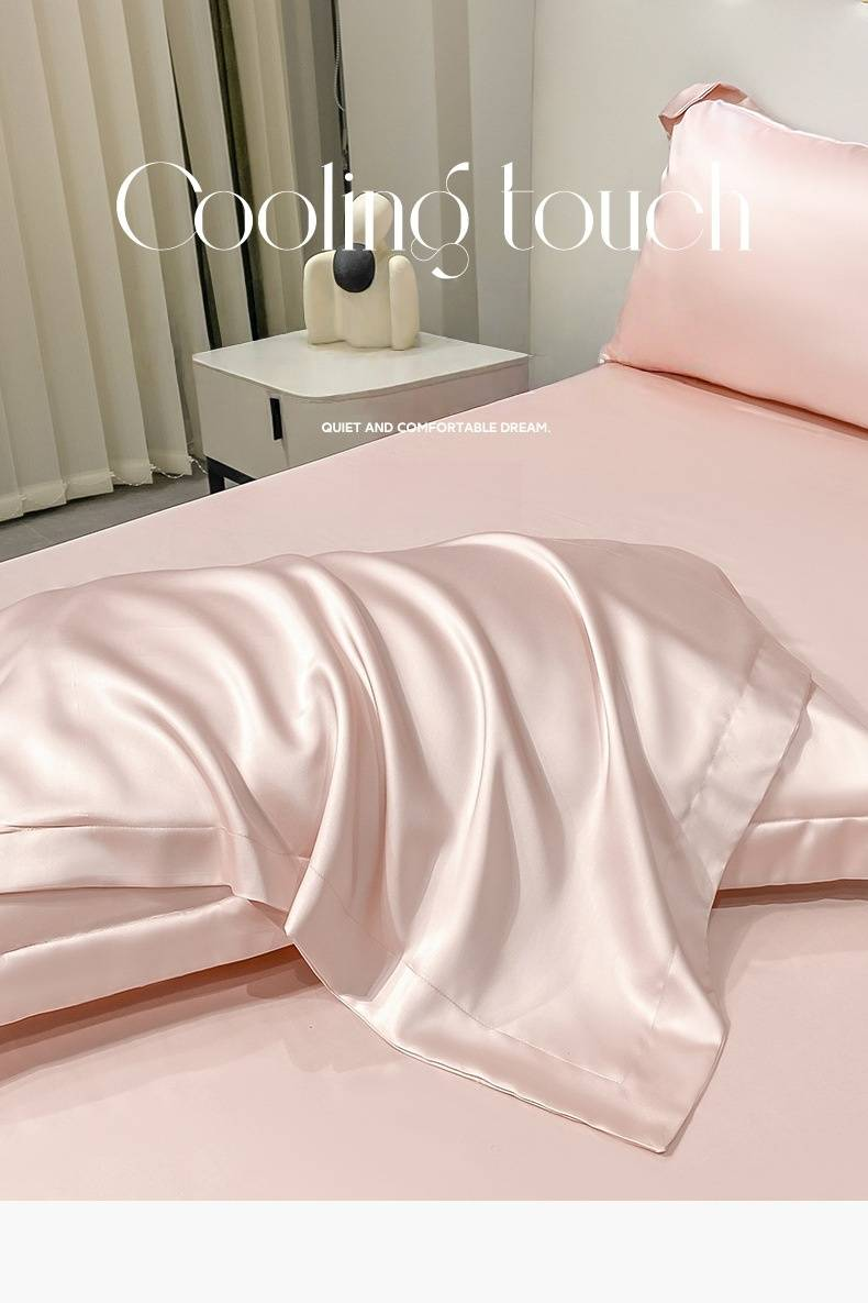 Tencel-Kissenbezug-Set, 2 Stück – Hochwertige, seidenähnliche Kissenbezüge für Standard-/Queen-Size-Betten (atmungsaktiv, hypoallergen, weich und kühlend, für den Einsatz zu Hause und im Wohnheim)_voghion.com