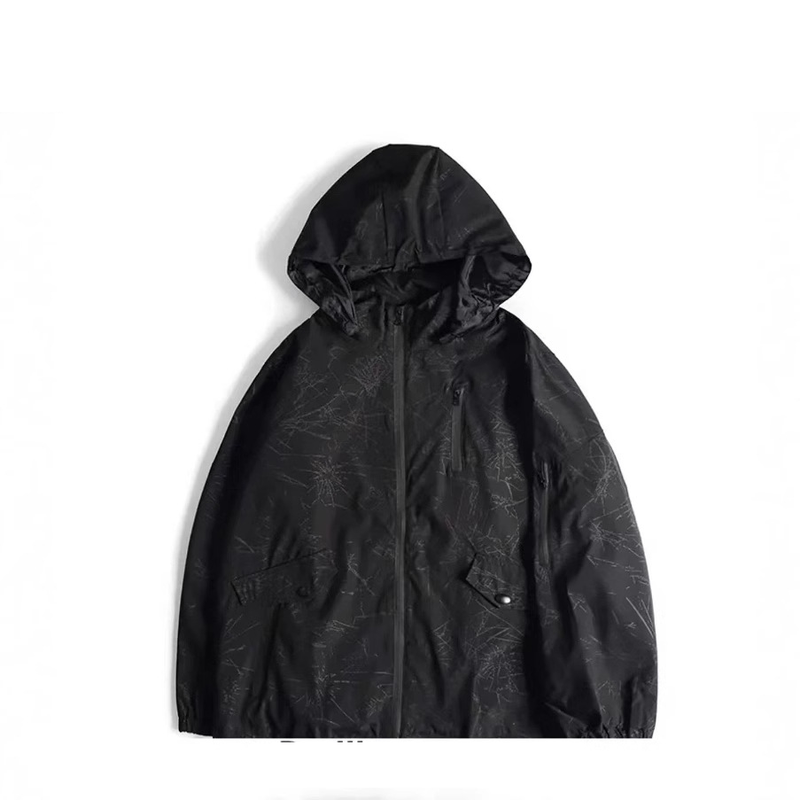 Men's Clothing Plus Size Fat Men's Jacket Plus Size Medium And Long Spring And Autumn Windbreaker Coat Loose Hood Fat Man Top Coat_voghion.com