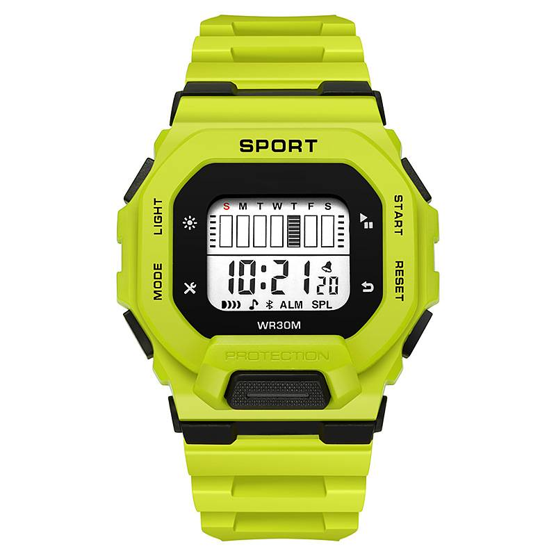 Orologio sportivo a LED bicolore - Orologio unisex impermeabile piccolo quadrato per coppie e studenti (orologio digitale per esterni con cronometro)_voghion.com