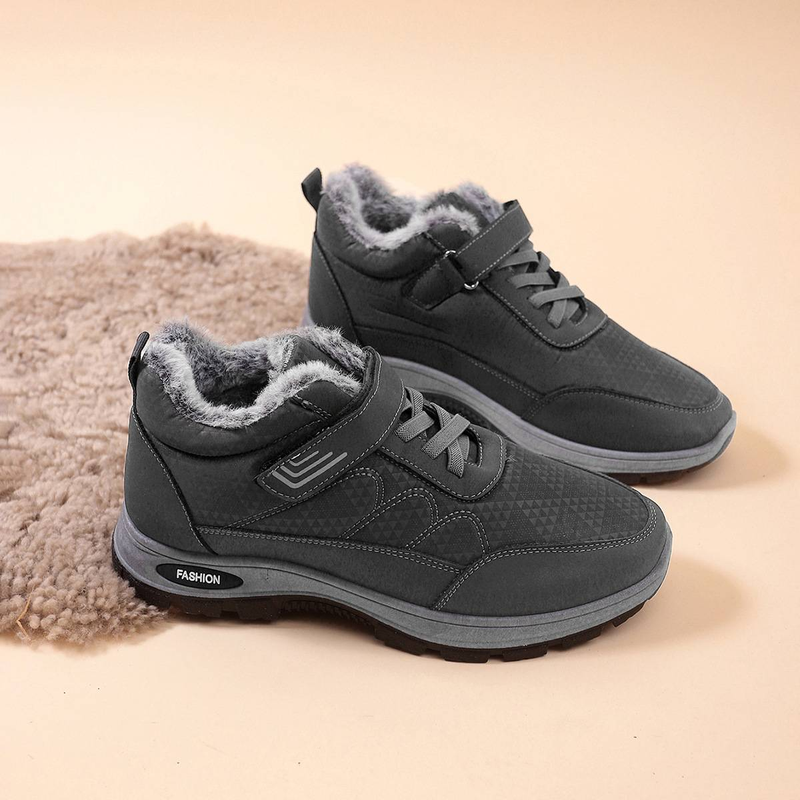 Orta Yaşlı ve Yaşlılar İçin Yeni Kışlık Erkek Botları Polar ve Kalınlaştırılmıştır_voghion.com