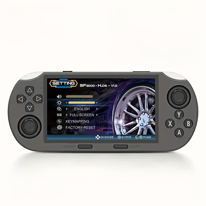 Console de jeu portable rétro avec écran IPS, idéale comme cadeau pour adulte_voghion.com