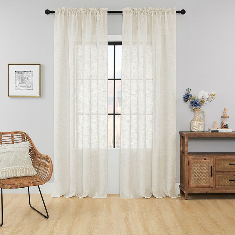 Kodumööbel marli kardinad, linane lõng, varraste stantsimine, lühikesed kardinad, kardinad_voghion.com